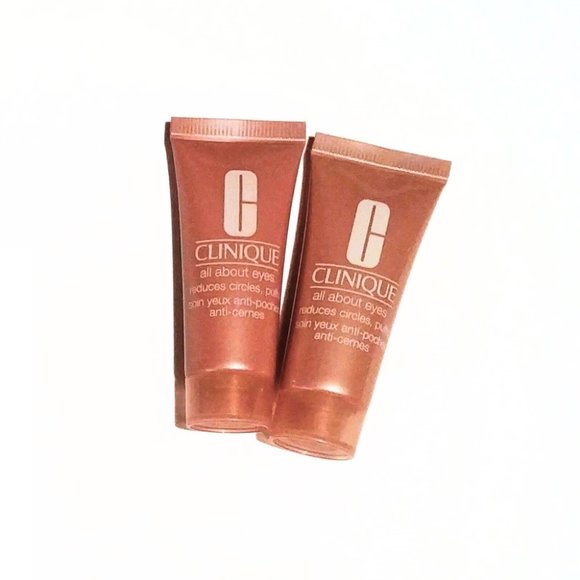 Clinique Other - CLINIQUE All About Eyes Reduces Circles & Puffiness Bundle of 2 Tubes 0.5oz each